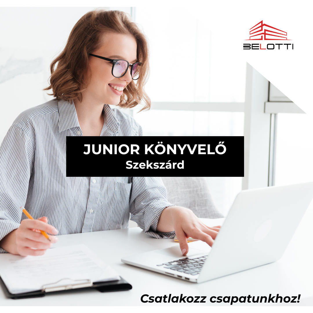 Junior könyvelő
